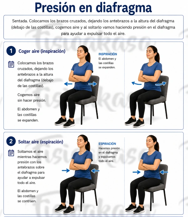 Presion diafragma sentado